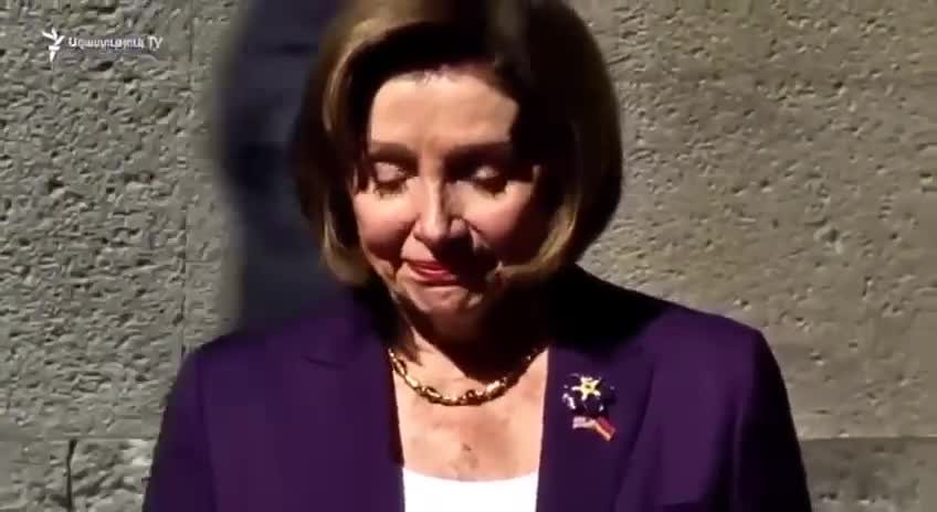 Nancy Pelosi Weeps in Yerevan, Armenia