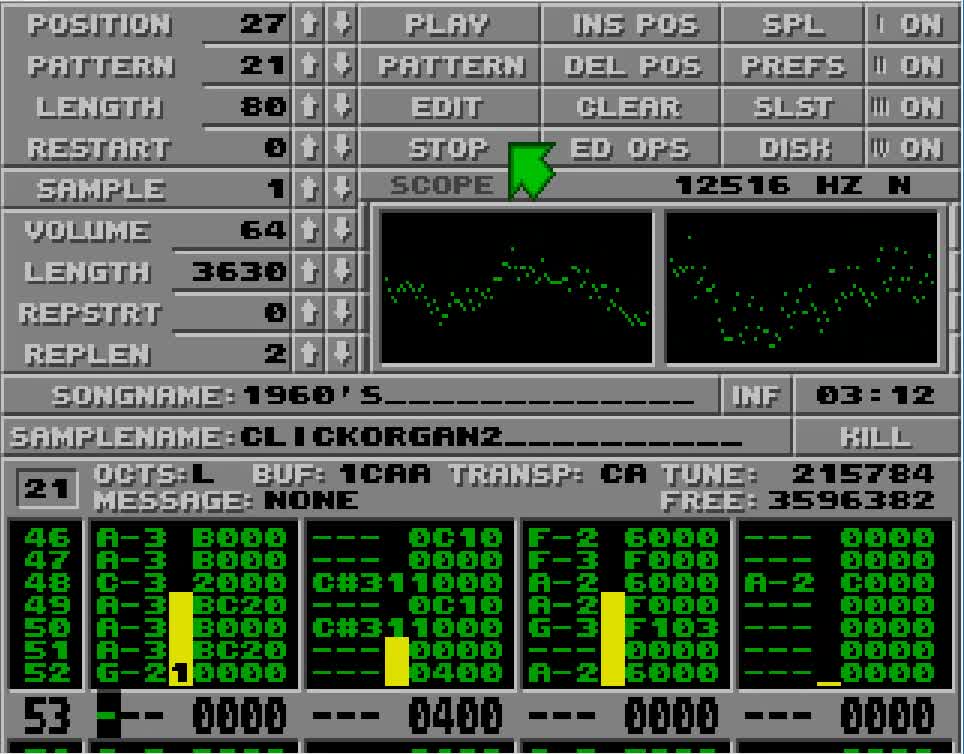 Amiga and Atari ST Protracker Music Mods - 1960s Mix