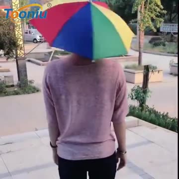 Lightweight Portable Head Rain Sun Umbrella Unisex