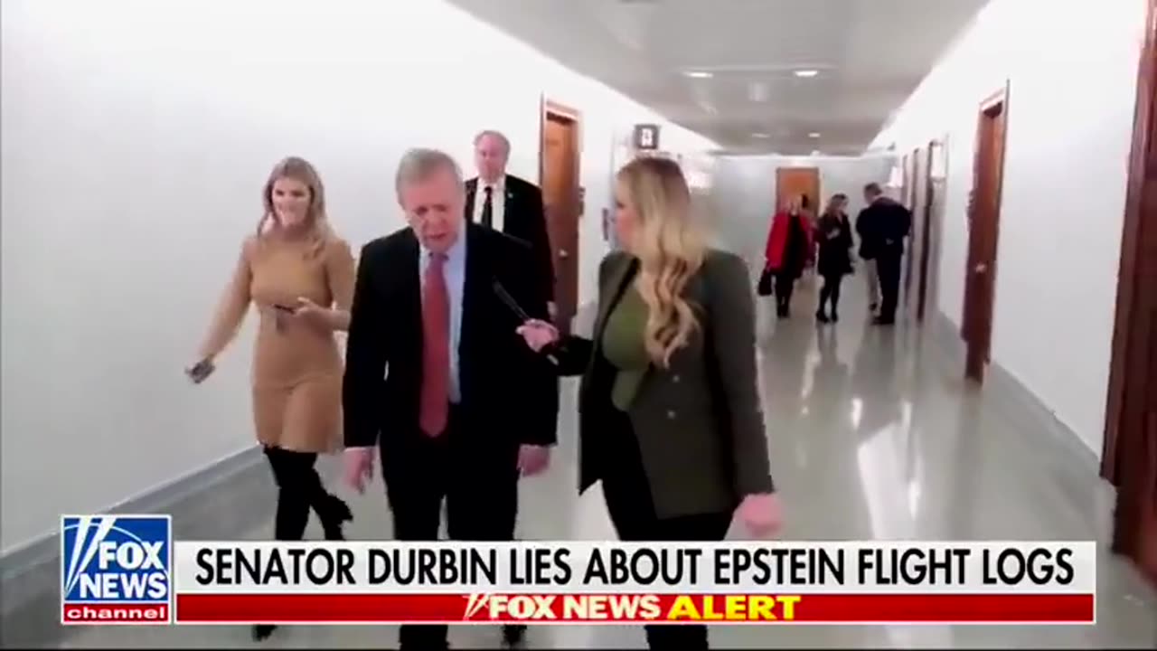 Dick Durban Confronted After Blocking Subpoena for Epstein Flight Logs...