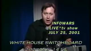 911 CONSPIRACY ALEX JONES PREDICTS 911 IN JULY 2001