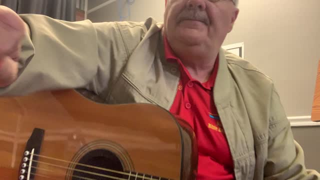 Pastor Leslie sings a Johnny cash song