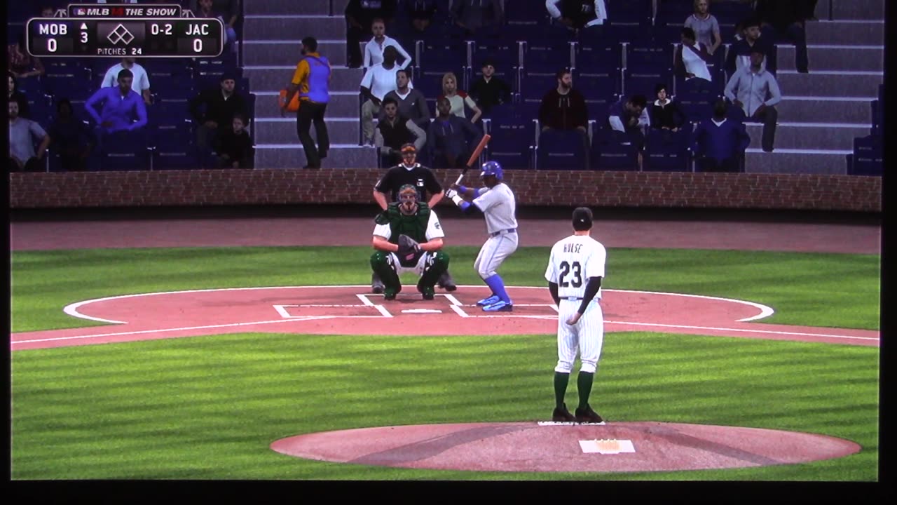 MLB The Show: Jackson Generals vs Mobile Bay Bears (Hulse 7 Straight Ks)