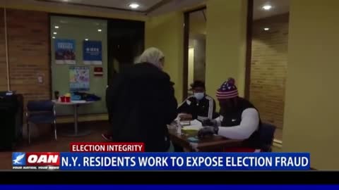 N.Y. RESIDENTS WORK TO EXPOSE VOTER FRAUD