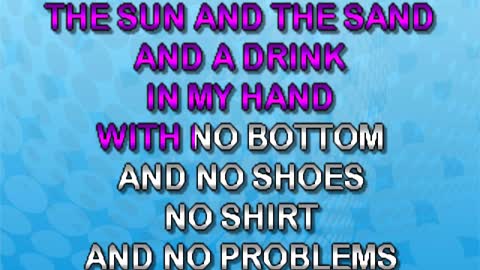 kbkaraokeking Chesney,_Kenny No Shoes No Shirt No Problems