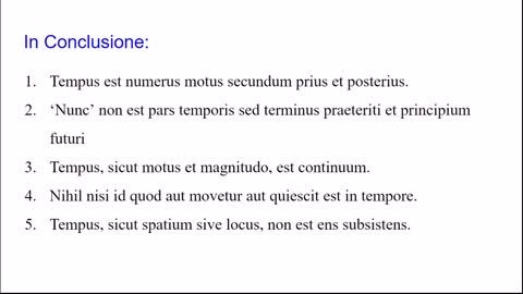 Lectiones de Libro Physicorum 4.5 - Quid Est Tempus? (Spoken Latin Philosophy)