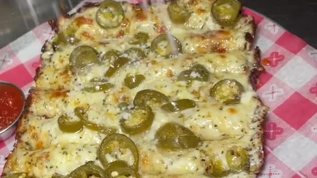 Cucumber pizza