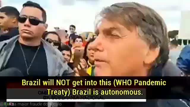 Brazil will not give up sovereignty to the WHO.