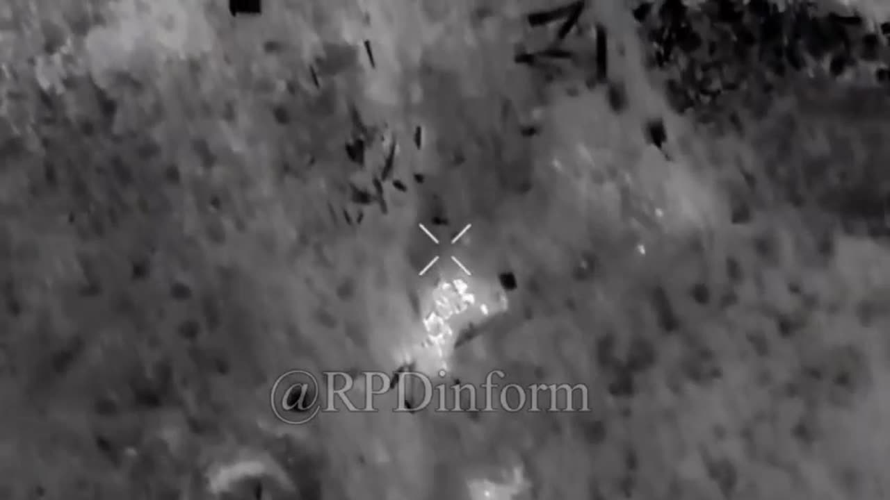 Russian night time drone drops on Ukrainian infantry around the Donetsk region