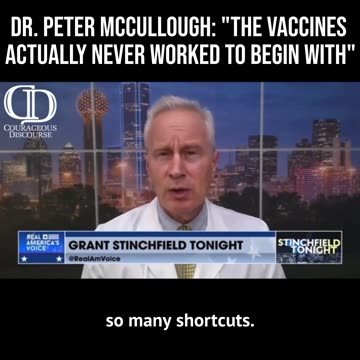 Dr. Peter McCullough quackkines never worked