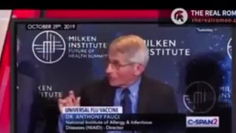 Oct. 2019!! Watch Fauci & others outline the upcoming Pandemic!