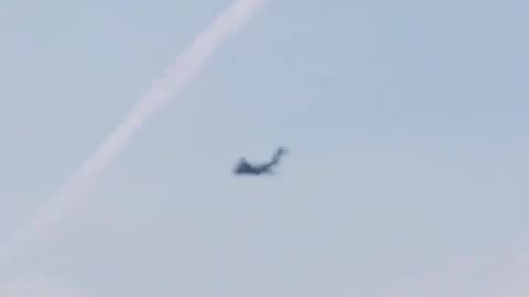 C - 17 fly by!