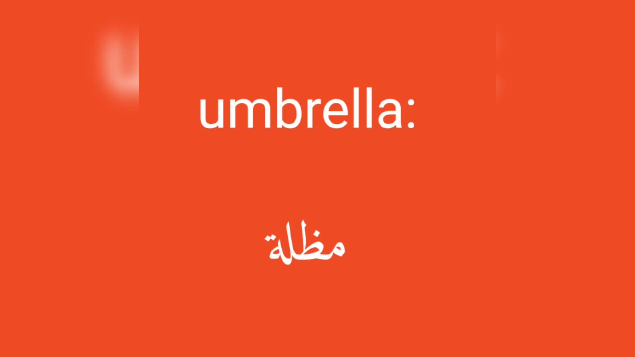 Umbrella معنى كلمة