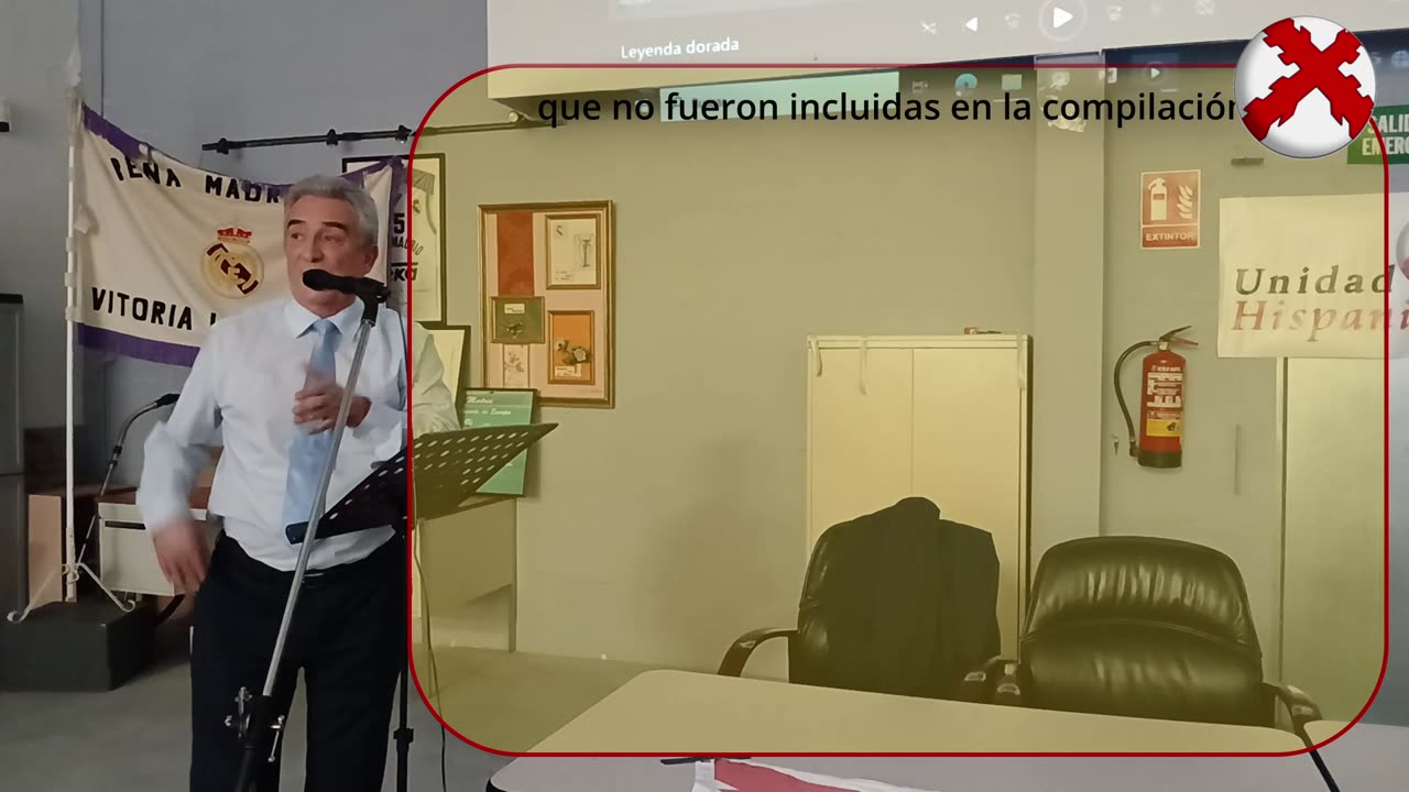 Laureano Benitez en las jornadas de Geopolítica de Unidad Hispanista
