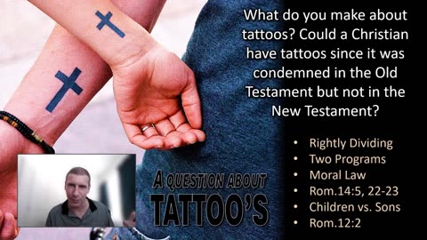 My reaction to comments about if Tattoo's are sinful.