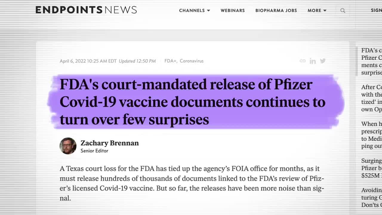 Analysis of Pfizer’s 2nd data release reveals FDA knew but suppressed