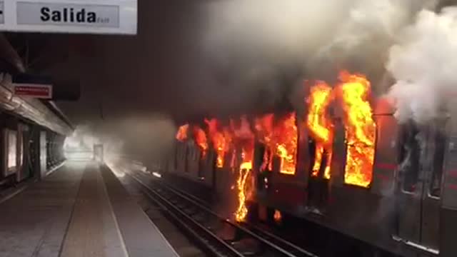 Metro protestas Chile