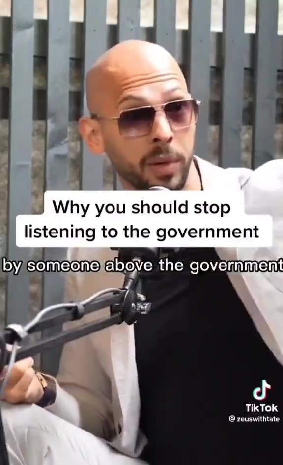 You should stop listening to the government