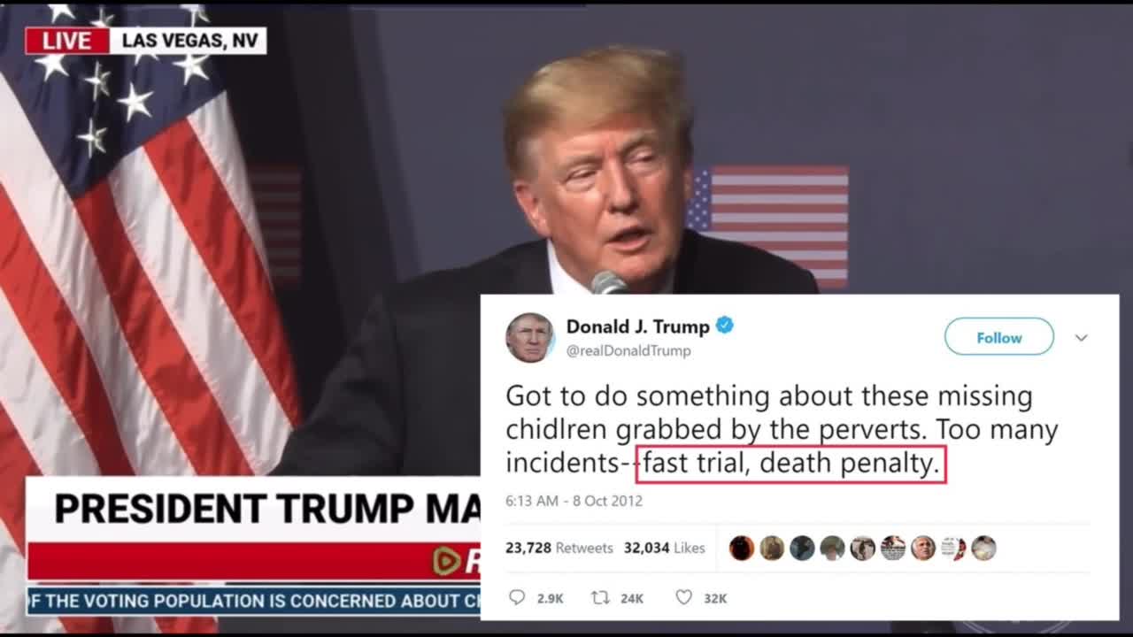TRUMP - “Fast trial, death penalty.”