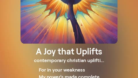 A JOY THAT UPLIFTS - JOHN 16