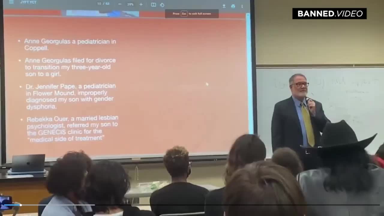 Professor Students Harass For Not Using "Proper Pronouns"