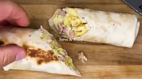 How To Make A 5 Minute Breakfast Burrito