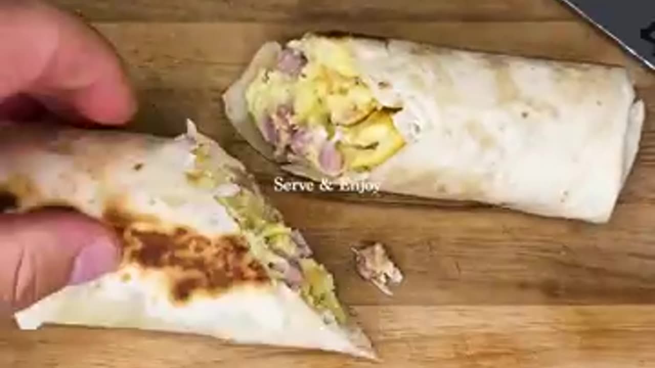 How To Make A 5 Minute Breakfast Burrito