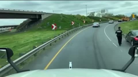 Instant karma for lane cutter. Are you happy seeing this? 👏😂