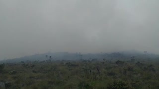 Video: Así se ve el incendio en el páramo de Santurbán, el cual ya completa dos días