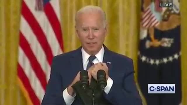 Politics - 2021 Afghanistan Nightmare Joe Biden Blames Trump