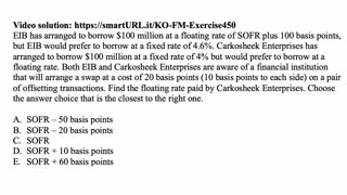 Exam FM exercise for January 26, 2022