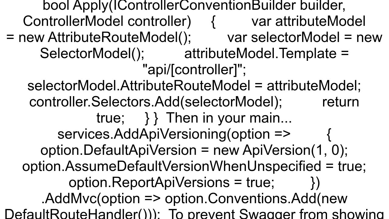 How to set default versioning in ASPNET Core 6 Web API for my scenario