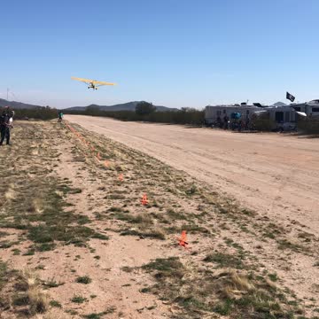 2020 Arizona Flying Circus - Piper Cub Take-off
