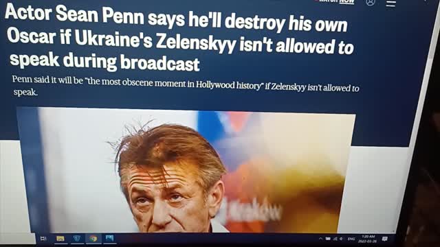 Sean Penn Bravely Enters the Trenches of the Ukraine (Boots on the Ground)