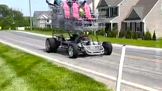This is the biggest & fastest shopping cart I have ever seen