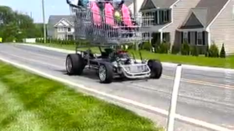This is the biggest & fastest shopping cart I have ever seen