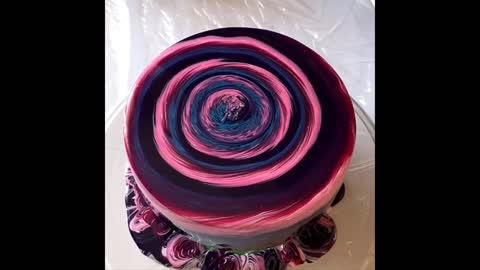 Satisfying Mirror Glaze Cake Decorating Compilation