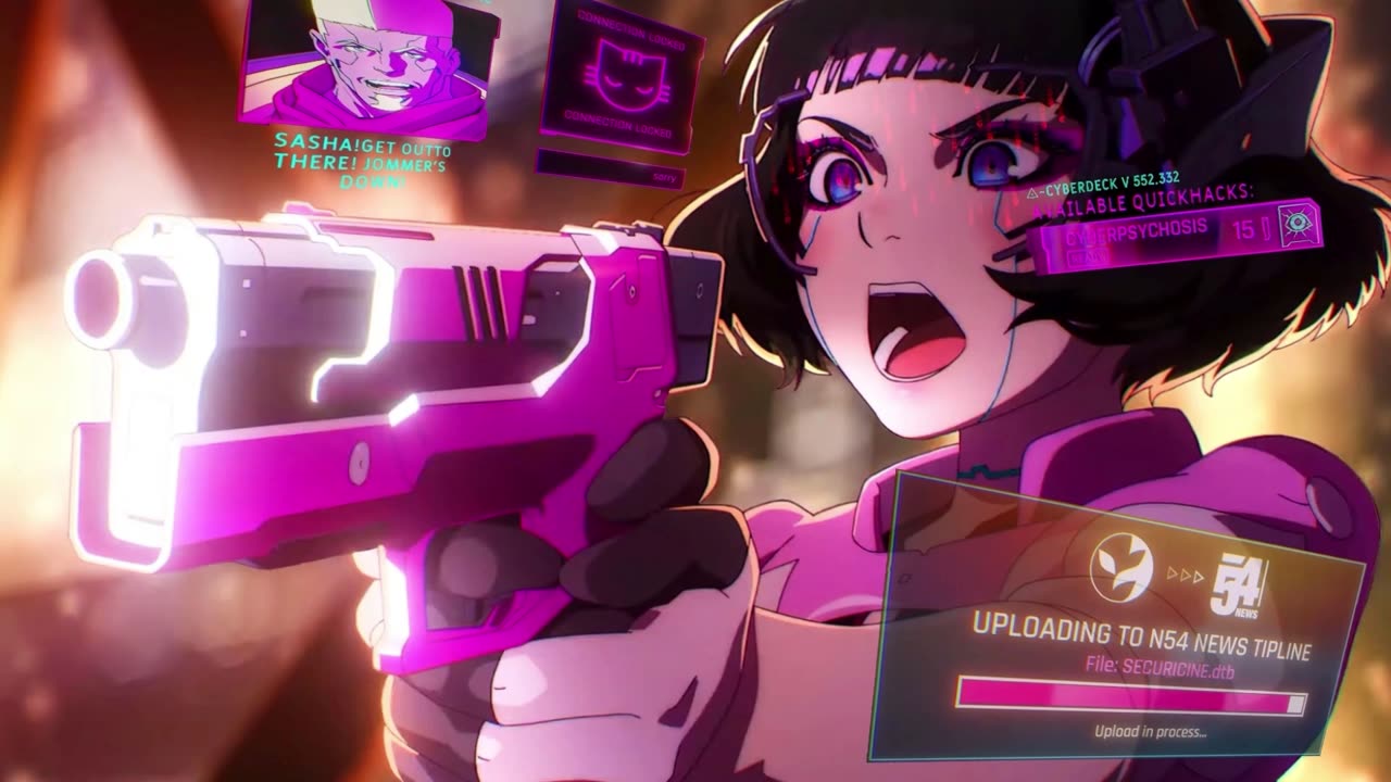 Sasha Yakovleva Cyberpunk Edgerunners Live Wallpaper