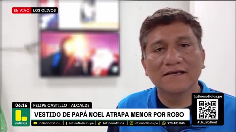 Papá Noel lo entregó a la policía: Es la tercera vez que detienen a este menor