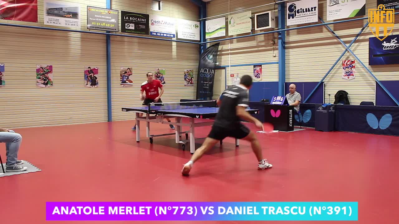 FERRIERE VENDEE TENNIS DE TABLE vs AC ABBEVILLE TENNIS DE TABLE