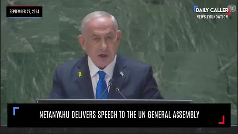 Netanyahu Delivers Speech To The UN General Assembly