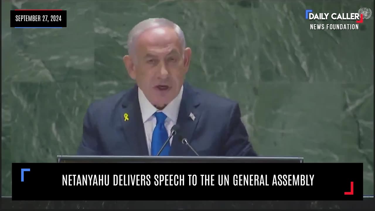 Netanyahu Delivers Speech To The UN General Assembly