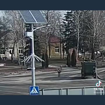 Russia Ukraine War Solider Falls Off Tank