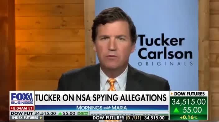 NSA Spying on Tucker—ILLEGALLY, Update