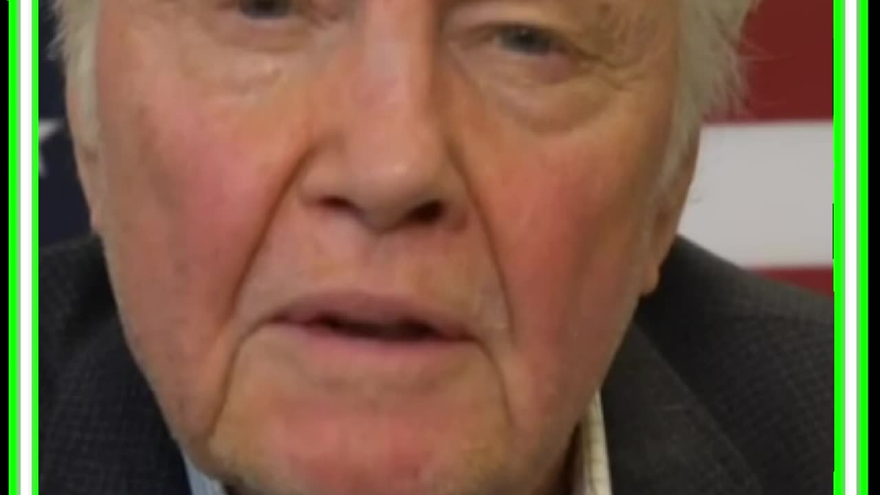 Applause to the President, our hero, by Jon Voight.