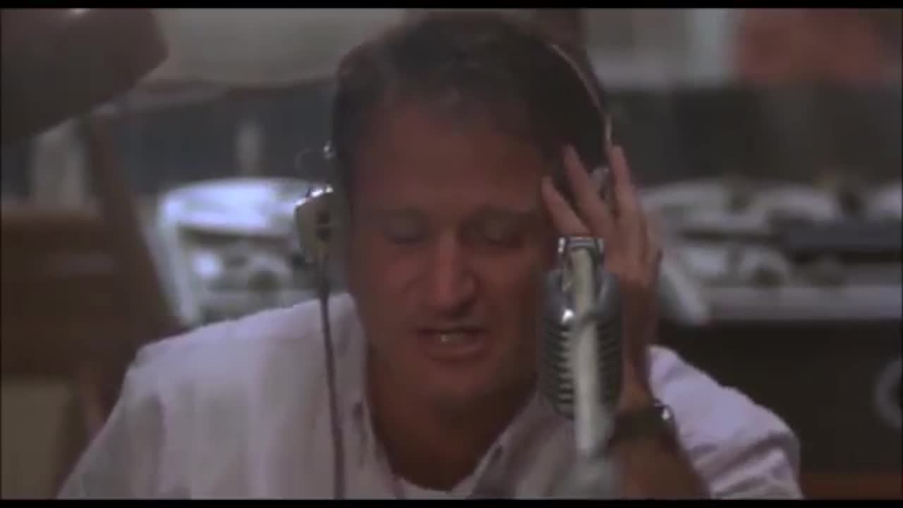 Robin Williams in Good Morning Vietnam