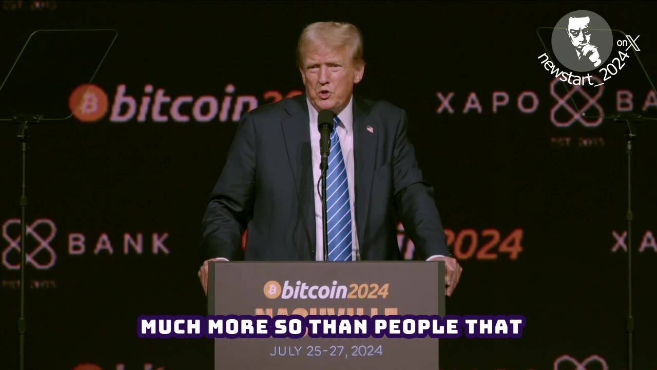 President Trump about Bitcoin