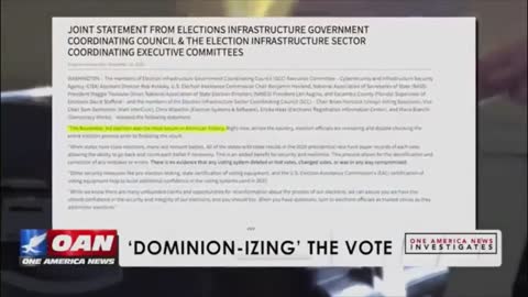 OANN: Chanel Rion on “Dominion-izing the Vote”