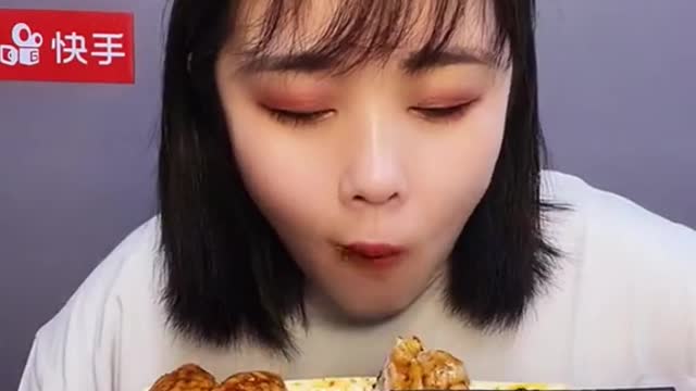 ASMR Mukbang Eating, Delicious Food Eating, Asian Primitive Eating show #shorts #AsmrEating (11)