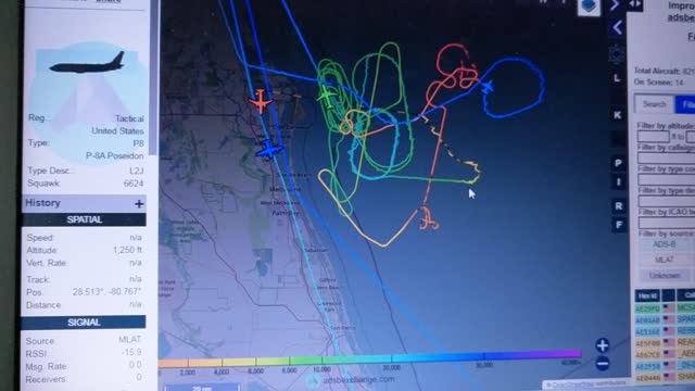 P8 Poseidon Sub Hunters From Space Force to Melbourne, FL